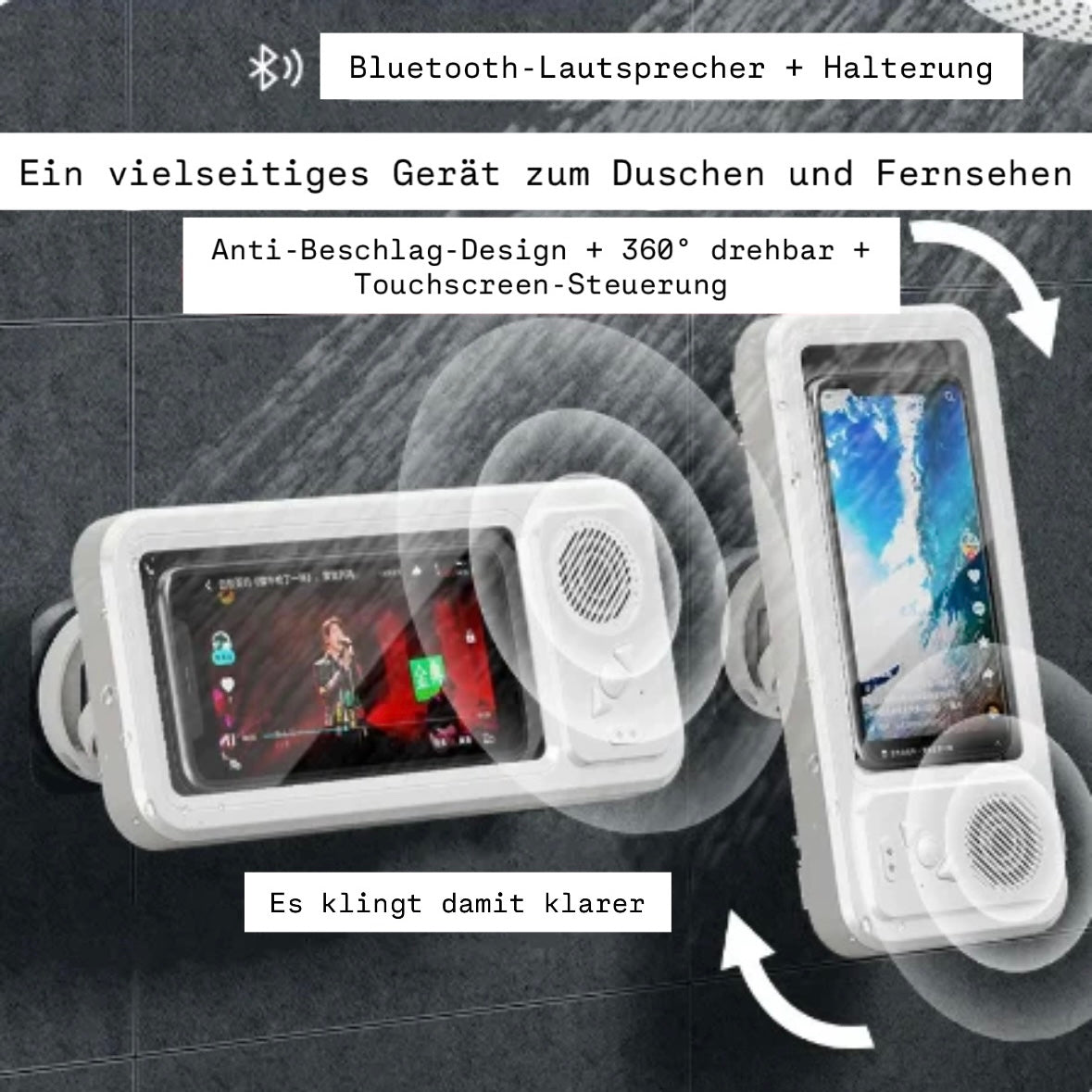 Vooltek | Wasserdichte Handyhülle mit integriertem Lautsprecher