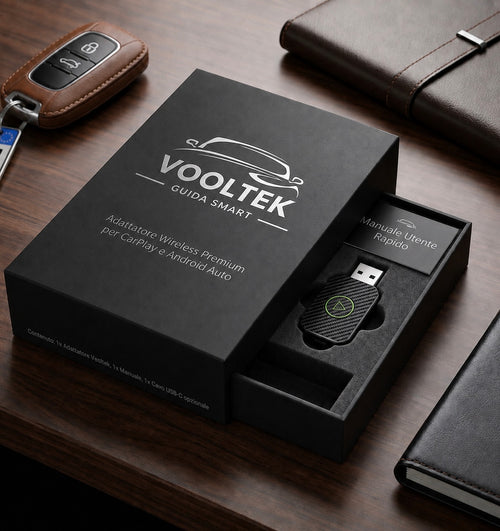 Vooltek | Adattatore Wireless per CarPlay e Android Auto